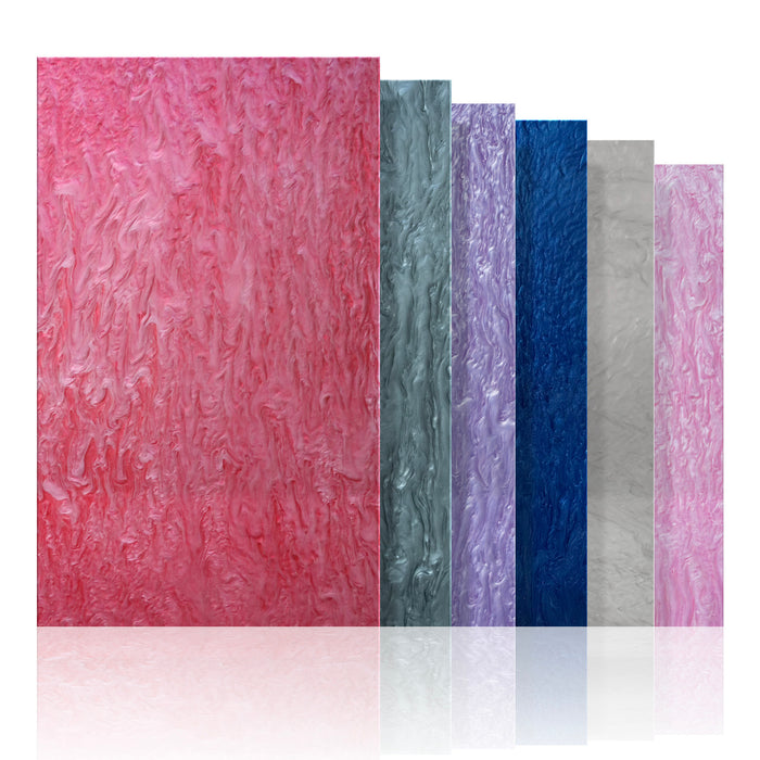 Pearlescent Acrylic Variety Pack, 6 Sheets