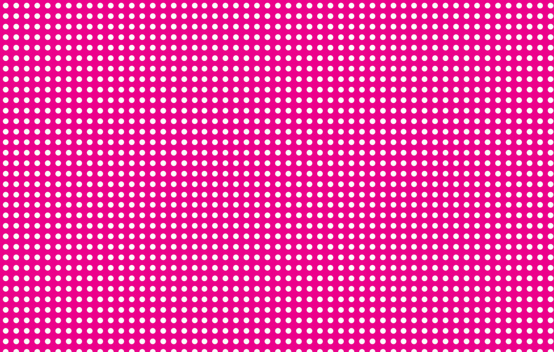 308/ Pink White Iconic Polka Dots COLORboard