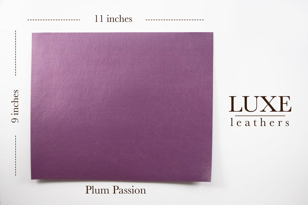 Luxe Leather-Plum Passion