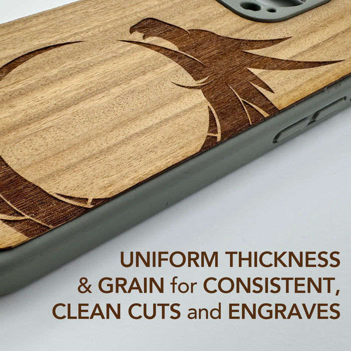 Bubinga Wood Veneer-Unfinished