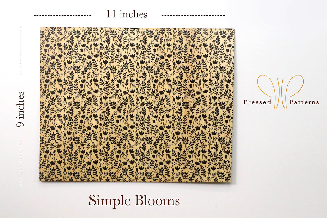 Pressed Patterns-Simple Blooms