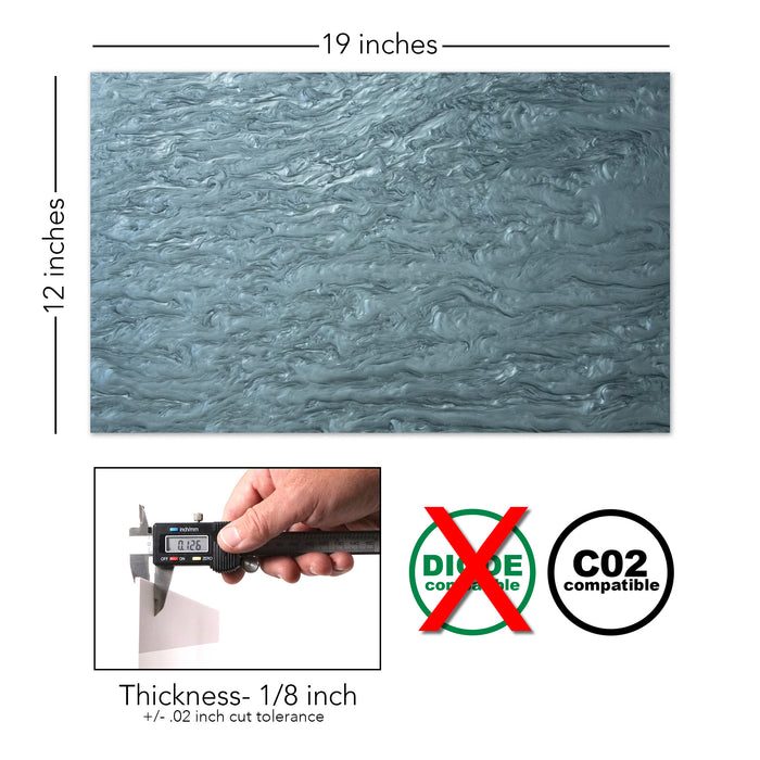 Pearlescent Acrylic Variety Pack, 6 Sheets