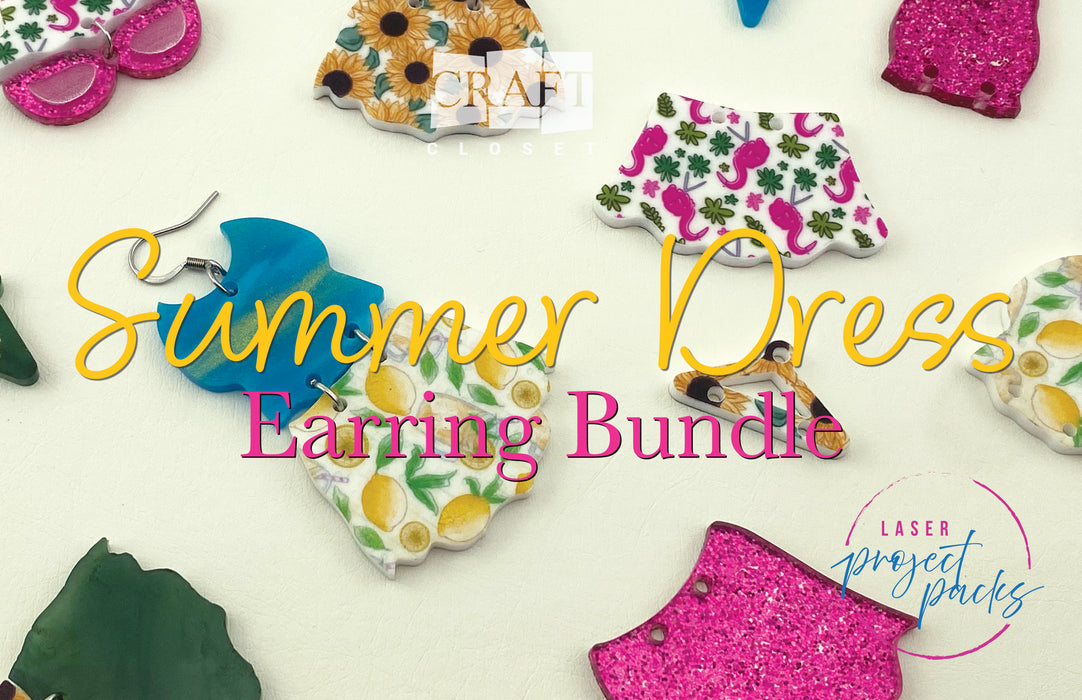 Laser Project Pack-Summer Dress Earring Bundle