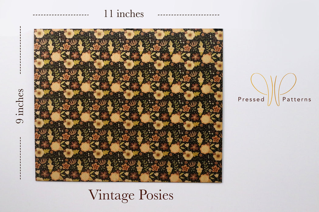 Pressed Patterns-Vintage Posies