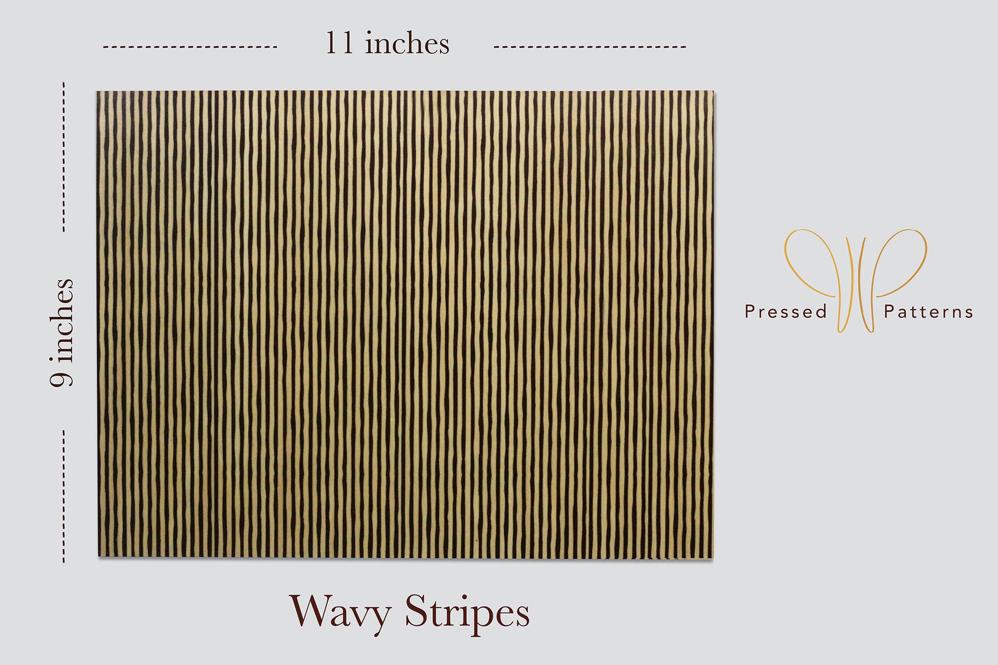 Pressed Patterns-Wavy Stripes — Craft Closet