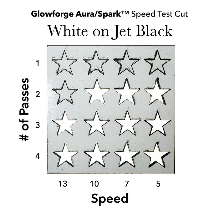 COLORacrylic White on Jet Black Two Tone