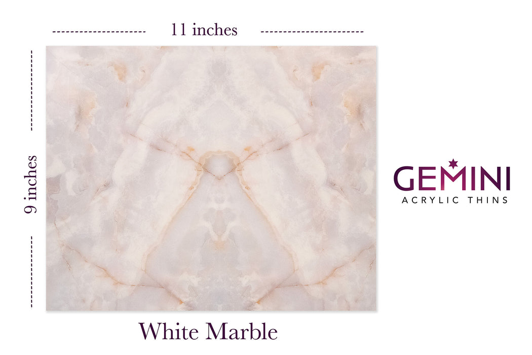 Gemini-White Marble