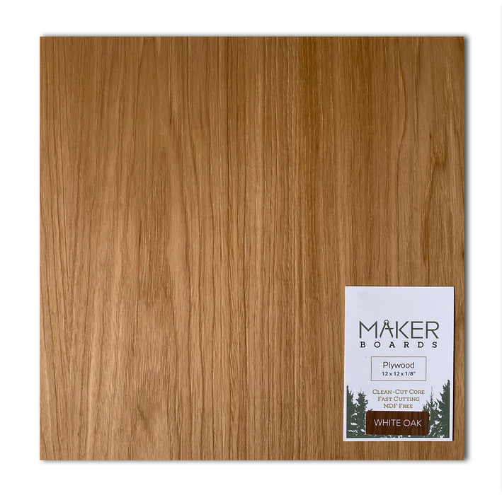 Maker Board-Oak, White