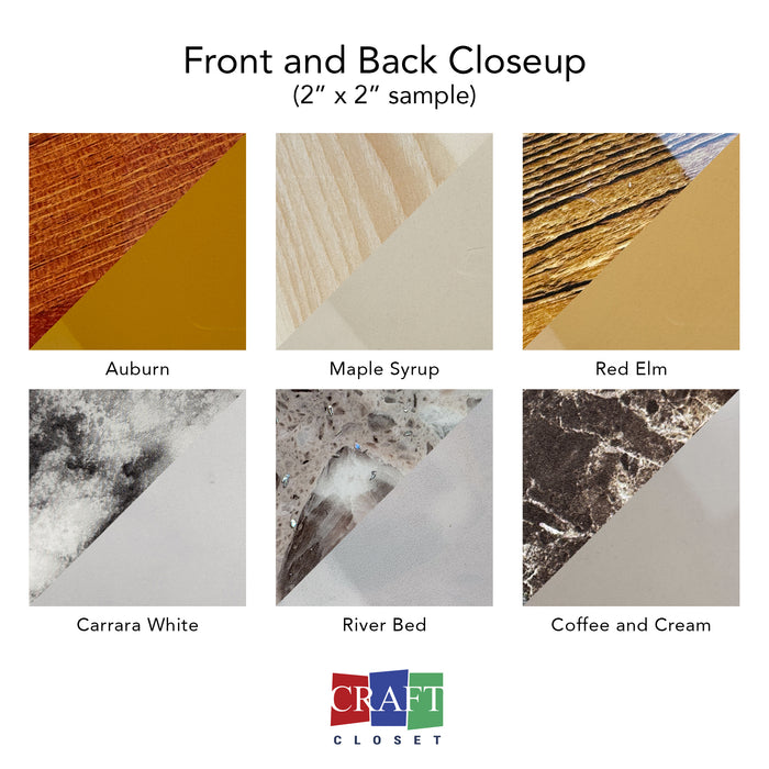 Wood Grain/ Marble Acrylic Variety Pack, 6 Sheets