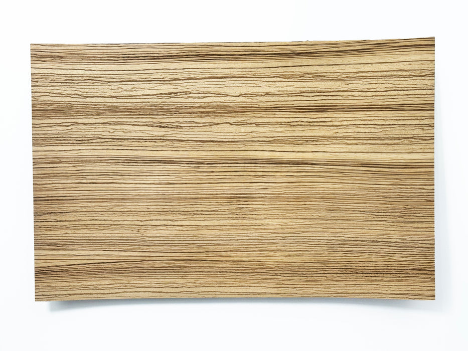 Zebrawood, Quartered, Wood Veneer, 12x19 inches, Finished