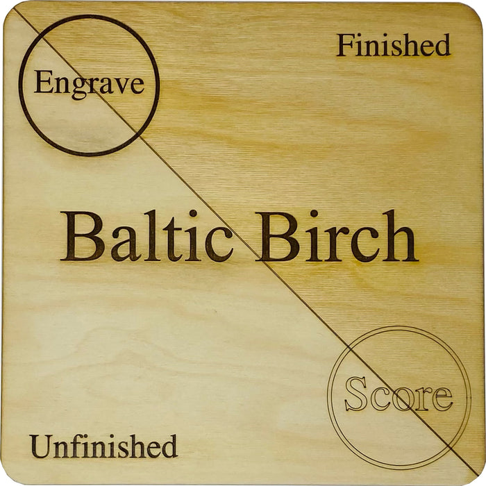 Baltic Birch 1/4 Inch, Hand Selected, No Patches, Unfinished