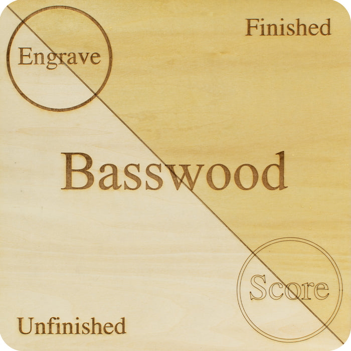 Basswood Plywood 1/8 Inch 10 Pack