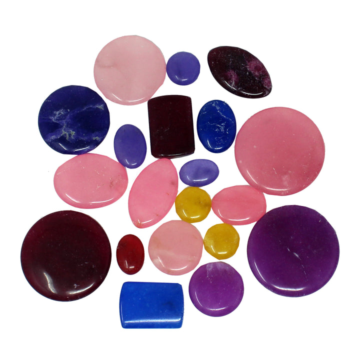 Color Glass Circles - 20 Pack