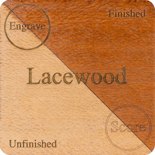 Lacewood 1/8 Single Sided