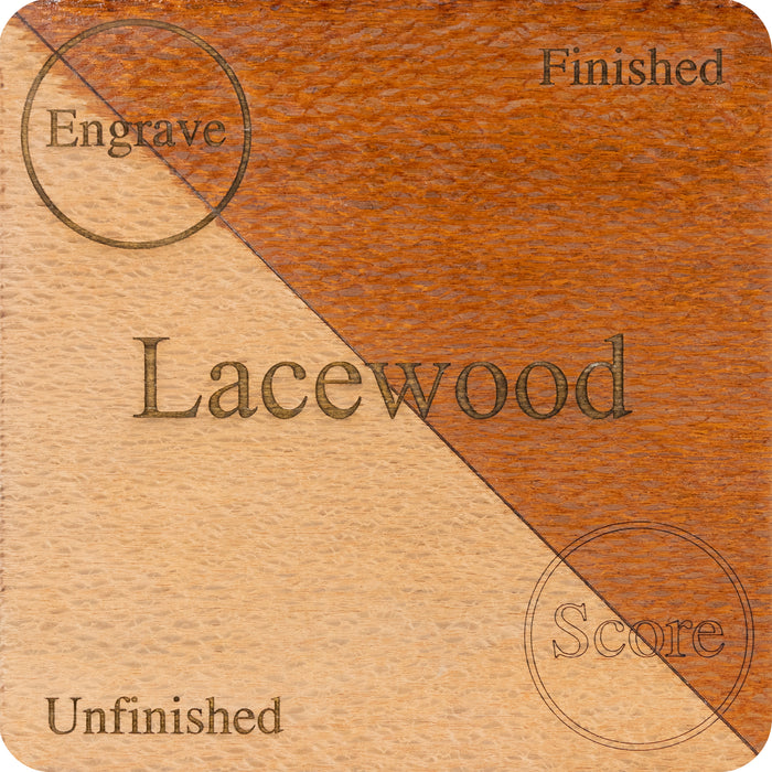 Lacewood, Quartered, Wood Veneer, 12x19 inches, Unfinished