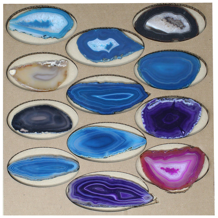 Small Agate Ovals - 10 Pack