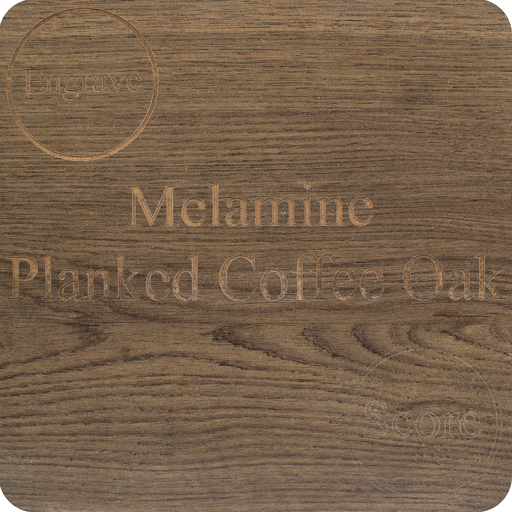 Melamine, Planked Coffee Oak