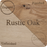 Rustic Oak, White 1/4 Double Sided
