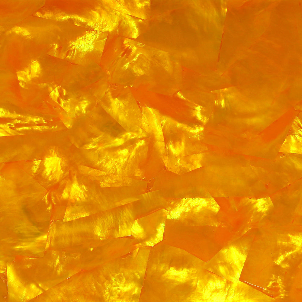 Citrine Yellow White Mother of Pearl Shell Veneer