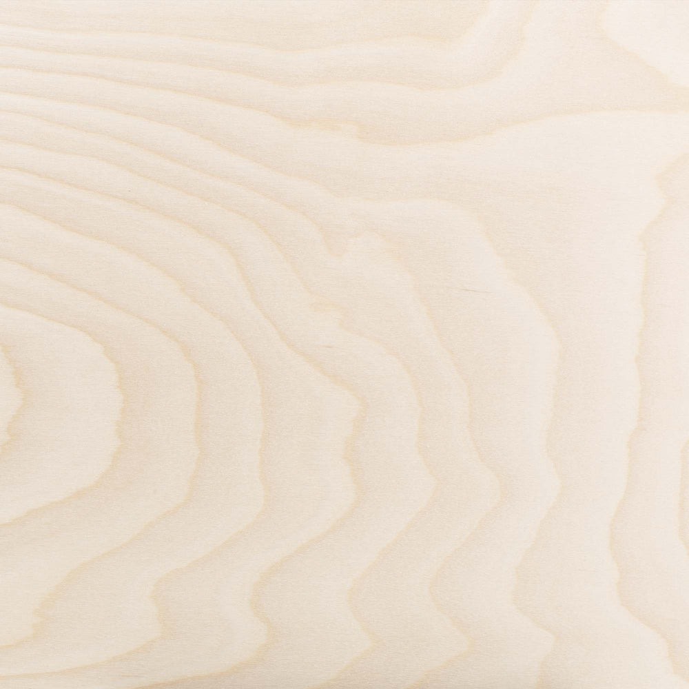 White & Natural Birch 1/4 Double Sided