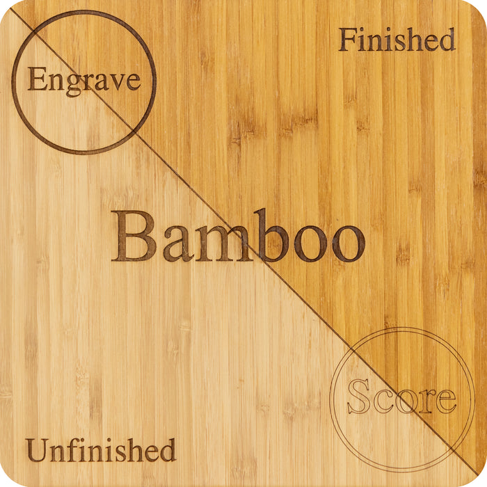 Bambo Inches Bamboo, 1/4 Inch, 12x19 inches, Double Sided, Unfinished — Craft Closet