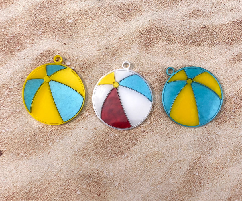 Beach Ball Earrings Digital File by Craft Closet