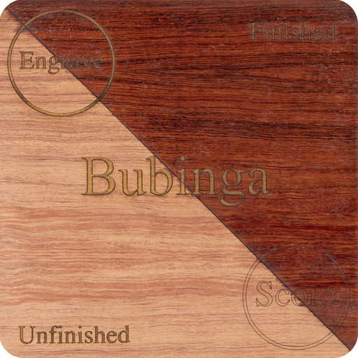 Bubinga 1/8 Single Sided