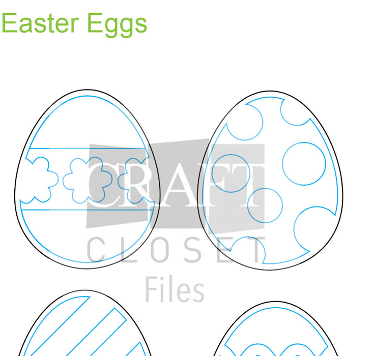 Easter Eggs Digital File by Kira Todd