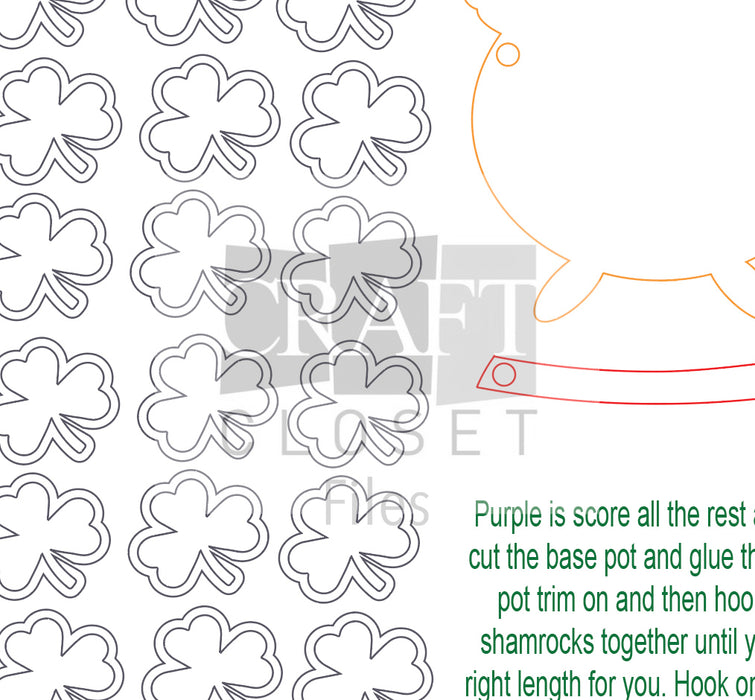Shamrock Necklace File by Craft Closet